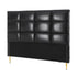 Artiss Bed Headboard Queen Bedhead PU Leather Black