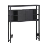 Artiss Bed Headboard King Single Storage Bedhead Charging Station Black