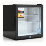 Devanti 40L Bar Fridge Glass Door Mini Fridge Countertop Cooler Black