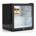 Devanti 40L Bar Fridge Glass Door Mini Fridge Countertop Cooler Black