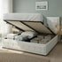Artiss Bed Frame Queen Size Gas Lift White TIYO