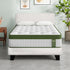 Artiss BedStory Single Bed Frame Mattress Bundle Platform Headboard Medium Firm Hybrid White