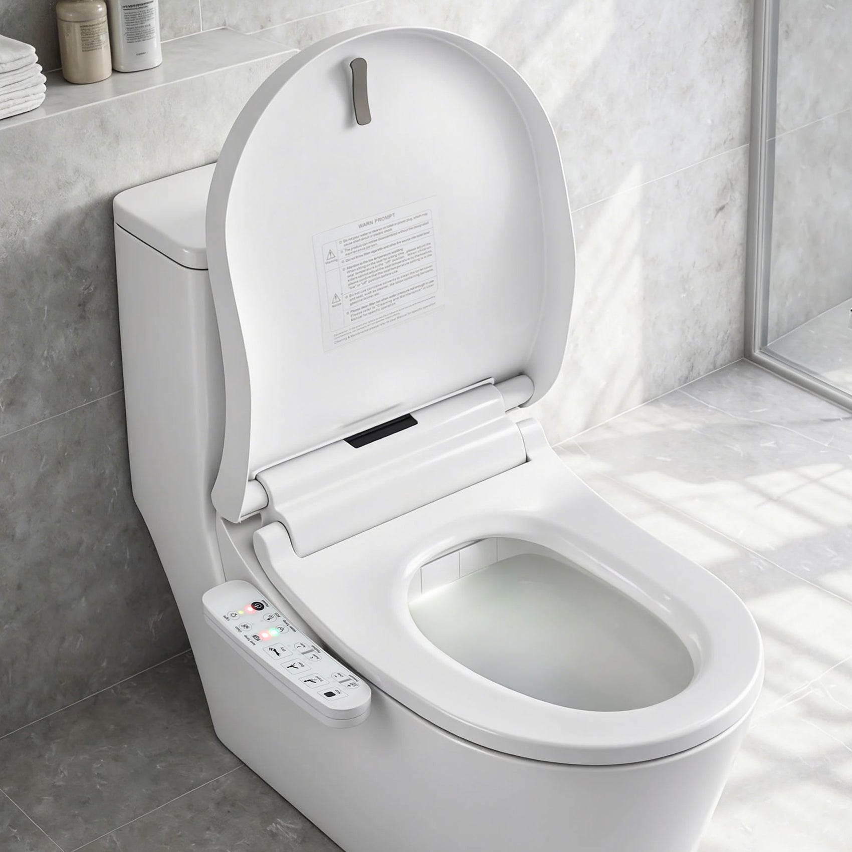 Cefito Smart Electric Bidet Toilet Seat Cover D-Shape SIAA Material Certified