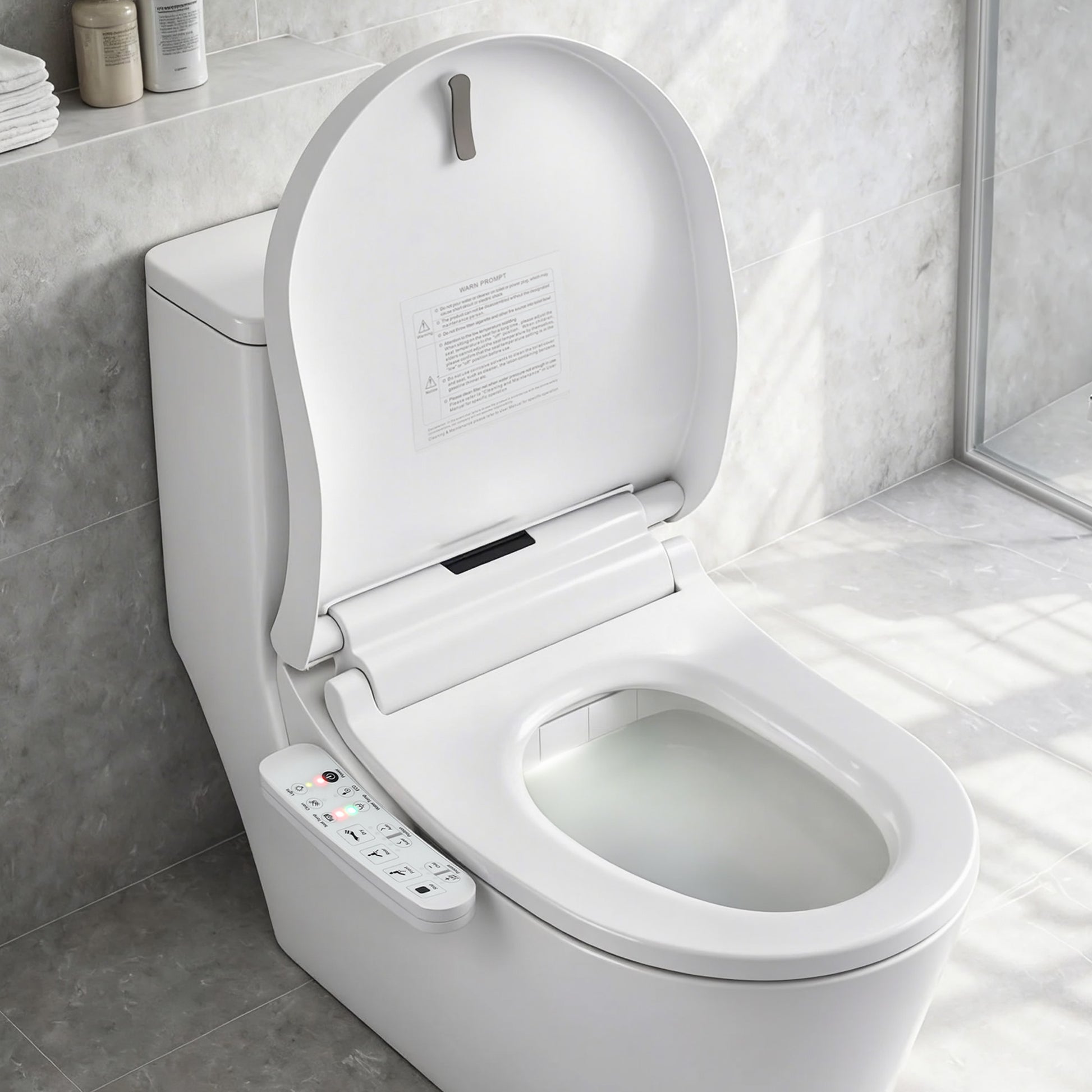 Cefito Smart Electric Bidet Toilet Seat Cover D-Shape SIAA Material Certified