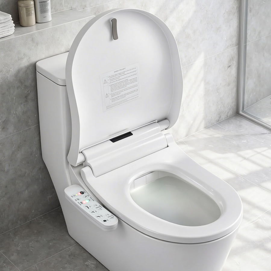 Cefito Smart Electric Bidet Toilet Seat Cover D-Shape SIAA Material Certified