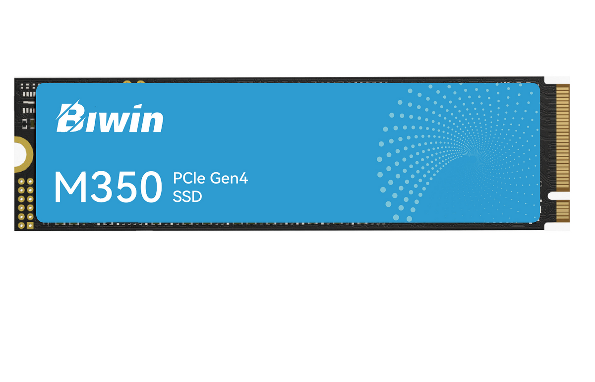 BIWIN M350-2TB SSD M.2 NVMe PCIe4.0 Read Write Speed 6000 MB/s Write Speed 5000 MB/s BM350NN02TB-RGX - 5 Year Warranty