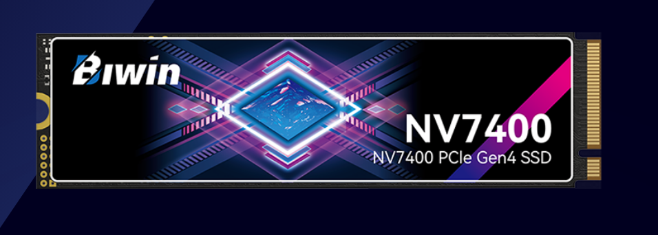 BIWIN NV7400-1TB-SSD M.2 NVMe PCIe4.0 Reading speed 7400MB/s Writing speed 6500MB/s  BNV740001TB-RGX - 5 Year Warranty