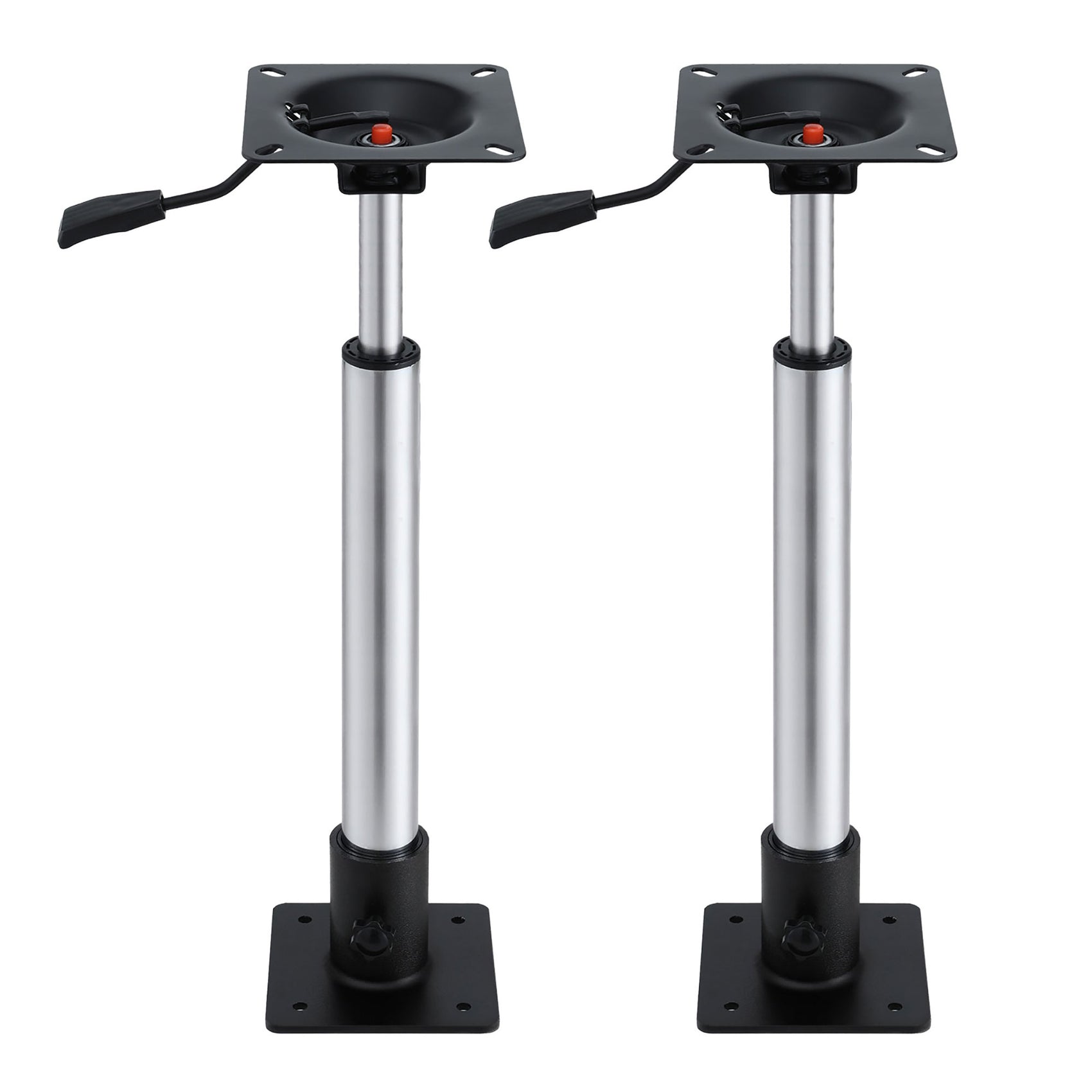 Seamanship Boat Seat Pedestal 55–75cm Adjustable Gas Lift 360 Degrees Swivel 2 Pack