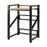 Artiss Over Washing Machine Rack Laundry Shelf Space Saver 75cm Black