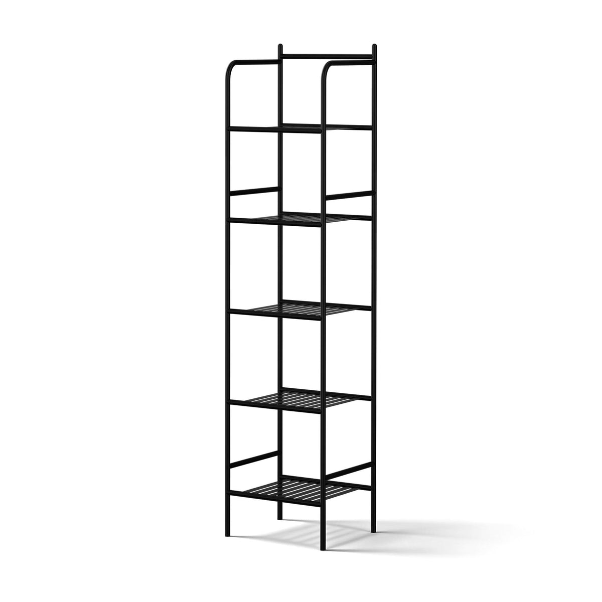 Artiss 5 Tier Floor Standing Corner Shower Caddy Bathroom Organizer Black