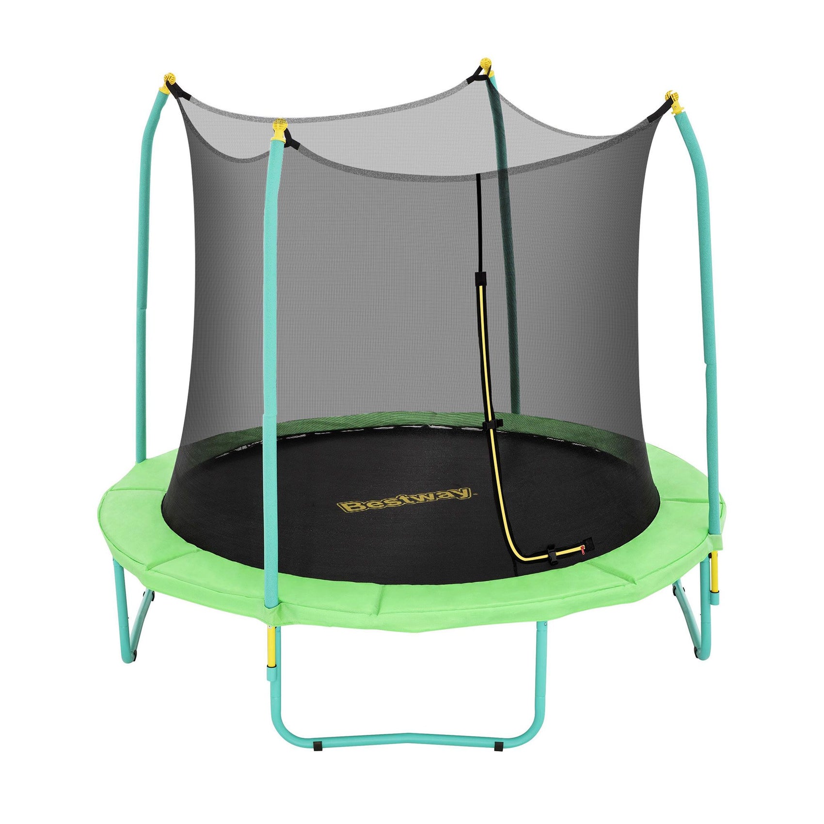 Bestway 8ft Trampoline Kids Rebounder Safety Net Enclosure Outdoor Fitness 2.44m for Ages 6+