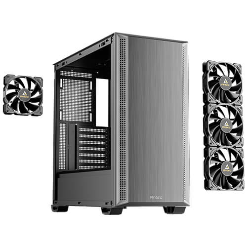 Antec P7 S 478 x 222 x 465 mm ATX/M-ATX/ITX, Steel + Plastic, USB-C 3.2, 4Ã—120mm PWM fans, 360mm radiator, GPU 405mm, PSU 270mm Mid-Tower ATX Case
