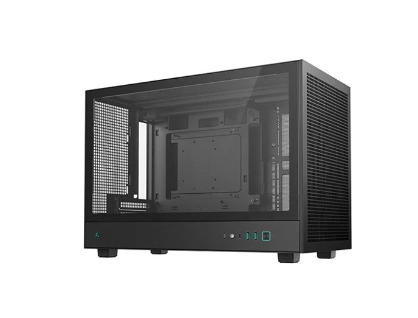 DeepCool CH260 M-ATX Case, Extremely Portable Sizeï¼ŒAbundant Airflow Ventilationï¼ŒMesh and Glass panelsï¼ŒUp to 360mm Liquid Cooling
