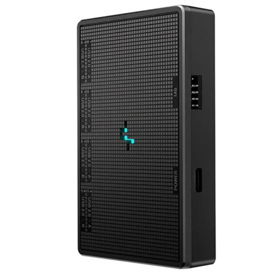 DeepCool UH-04 9-Pin USB 2.0 Hub, Magnet & Screw Fixation, USB2.0-9PINÃ—1,USB Type-CÃ—1,USB2.0-9PINÃ—4