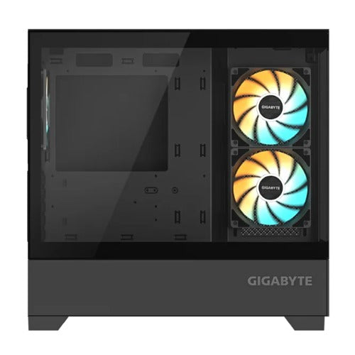 Gigabyte C201 PANORAMIC, Mid Tower, mini-ITX/m-ATX, Black, H431x W242x D430 mm, 5 Slots, USB 3.0 x2, H=502 W=313 D=525 mm