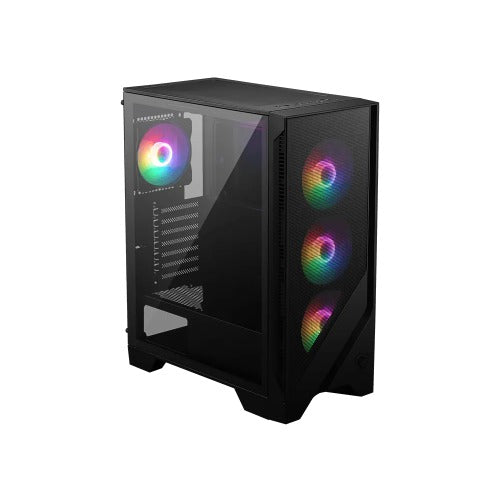 MSI MAG FORGE 120A AIRFLOW ATX Case, 2x USB 3.2, 1x Mic-in / Audio-out, 1x LED, 3x 2.5', 2x 2.5'/3.5', ATX / Micro-ATX / Mini-ITX