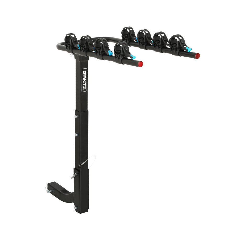 Giantz 4 Bicycle Carrier Bike Rack Car Rear Hitch Mount 2" Towbar Foldable,Giantz 4 Bicycle Carrier Bike Rack Car Rear H