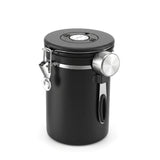 5-Star Chef 1.8L Stainless Steel Coffee Bean Storage Container Coffee Canister