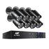UL-TECH 1080P Security Camera System 8CH DVR with 8 CCTV Bullet Cameras