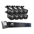 UL-tech CCTV Security System 8CH DVR 8 Cameras 1TB Hard Drive
