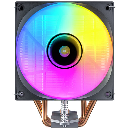 Antec F400 ARGB - Black, 120mm ARGB PWM Fan, 4 Copper Heat Pipes, 205W TDP, 600â€“1700RPM, 63CFM Airflow, Intel LGA1851/1700, AMD AM5