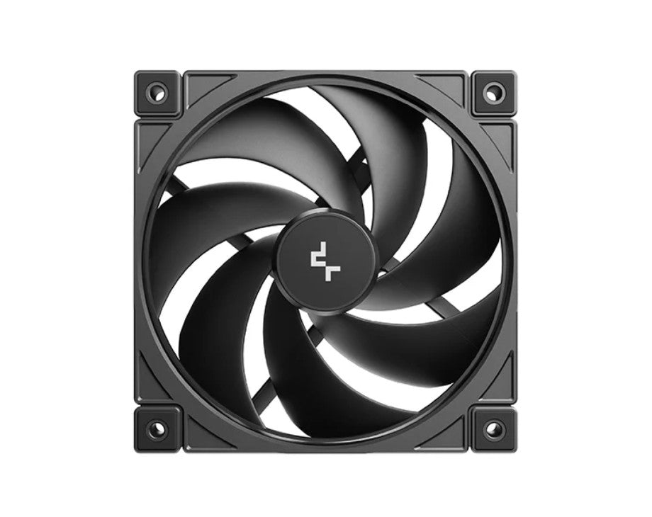 DeepCool FD12 v2 120mm  Performance Integral Blade Silent Ring Case Fans, 4-pin PWM, 500~2500 RPM, Hydro Bearing
