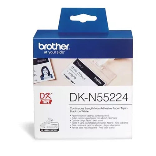 Brother White Continuous Thick Paper Roll 54mm x 30.84mm