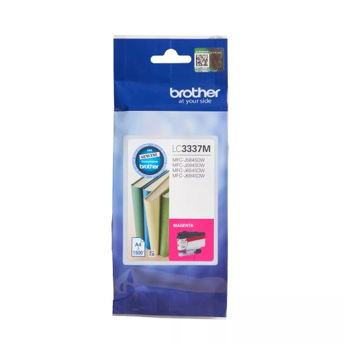Brother LC3337M *NEW*MAGENTA INK CARTRIDGE TO SUIT MFC-J5945DW/MFC-J6945DW/MFC-J5845DW/MFC-J6545DW-UP TO 1500 PAGES