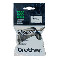 Brother M-k231 Blk Print on White Tape For Brother P-Touch 65/85/100