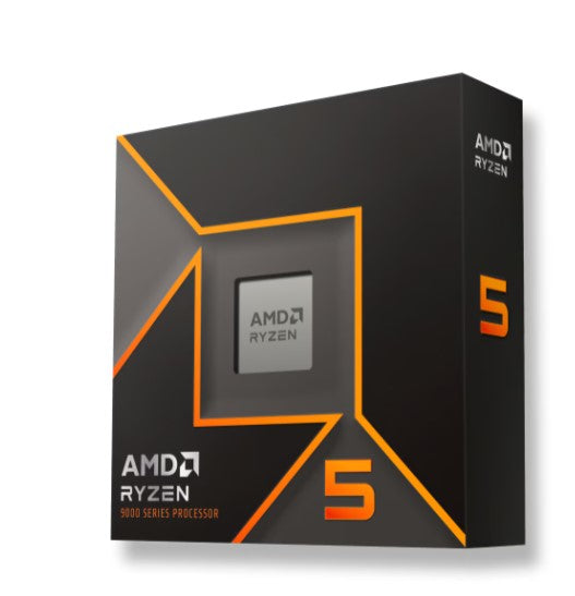 AMD Ryzen 5 9600X 6Cores/12Threads, 65 watts, Max Boost Clock 5.4 GHz, PCIE 5.0, 32MB Cache, Radeonâ„¢ Graphics, 2200 MHz Frequency