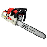 Giantz Chainsaw Petrol 52CC 20" Oregon Bar Commercial E-Start Pruning Chain Saw