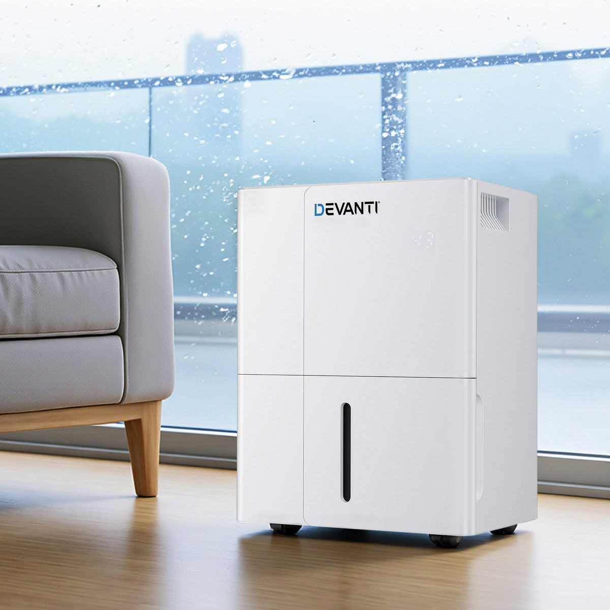 Devanti 30L/Day Dehumidifier Home Air Dryer Mould Moisture 4.7L Tank