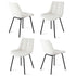 Artiss 4x Dining Chairs Velvet Tufted Kitchen Lounge Cafe Accent Chair Beige