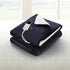 Giselle Electric Throw Rug Heated Blanket Fleece Charcoal
