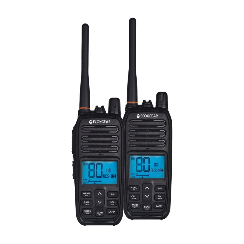 EcoX UHF 5W 2 Pk Black