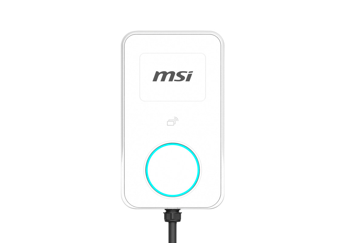 MSI Eco Life Home 22kW (White), 22kW 3-phase 380â€“415V 32A; 7/11kW 1-phase; OCPP2.0.1; IP65/IK08; 5in display; WiFi; app; RFID opt