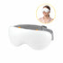 Livemor Eye Massager with Cooling & Heating | Dual Hot Cold Compress Goggles with 12 Vibrating Nodes for Migraine Relief | Wireless Bluetooth Eye Mask with 10Min Timer & 2400mAh Battery, White