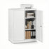Artiss Steel Locker Cabinet Filing Mental Storage 3-Point Lock Adjustable Shelves White