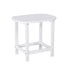 Gardeon Outdoor Coffee Side Table HDPE Desk Patio Furniture Camping Garden White