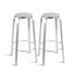 Gardeon 2x Outdoor Bar Stools Aluminum