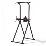 Everfit Chin Up Tower Pull Up Station Adjustable Dip Station Folding Home Gym Black