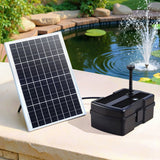 Gardeon Solar Submersible Water Pond Fountain Pump with Filter Box 6FT 1190L/H