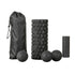 Everfit Foam Roller Set 4 in 1 Grid High Density Massager for Deep Tissue Trigger Point Myofascial Release Back Pain Muscle Recovery Gym Home Fitness Equipment with Storage Bag Supports 150kg