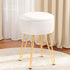 Artiss Ottoman Storage Foot Stool Vanity Velvet Round White