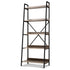 Artiss Bookshelf 5 Tiers - NOR Black and Oak