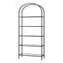 Artiss 5 Tiers Bookshelf Industrial Etagere Bookcase Display Shelf Black