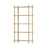 Artiss Bookshelf 5 Tiers Bookcase Display Shelves Wooden Storage Stand Rack Pine