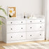 Artiss 6 Chest of Drawers - PETE White