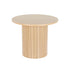 Artiss Coffee Table Round Fluted Base PIIA