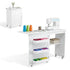Artiss Folding Sewing Table Sewing Machine Desk Multi-functional Rolling Work Table Craft Station